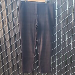 Alfani Black Plaid Pants